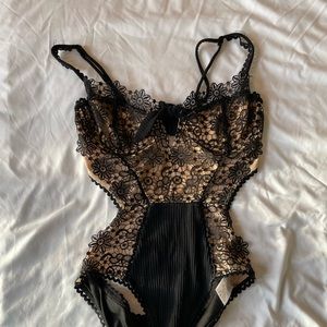 Black Lace Bodysuit